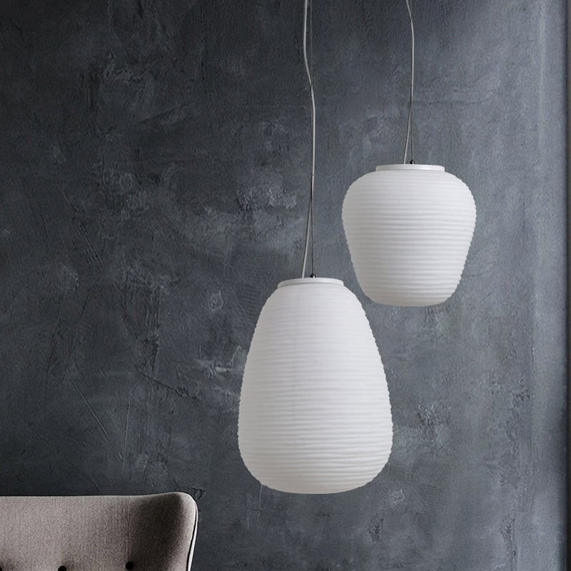 VERONA – Moderne hanglamp van geribbeld glas