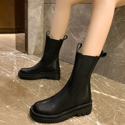 ARIA - Dames Chelsea boots met elastische zijkanten