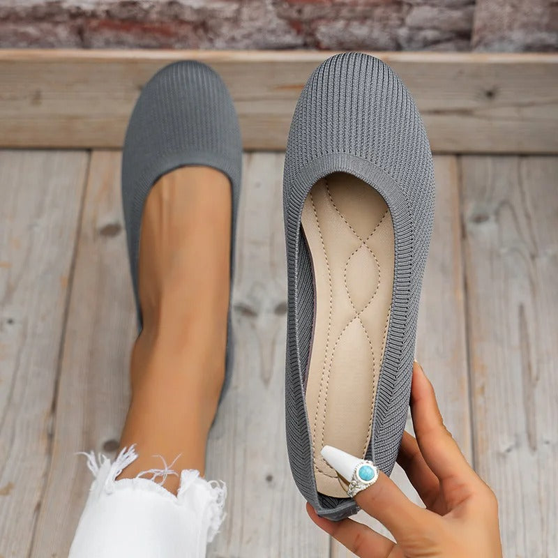 Ademende Antislip Dames Instappers met Stijlvolle Paris Look – ÉLAVINE
