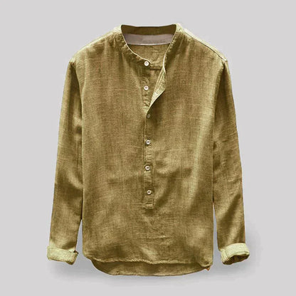 FINN - Casual overhemd met bandkraag voor een moderne look