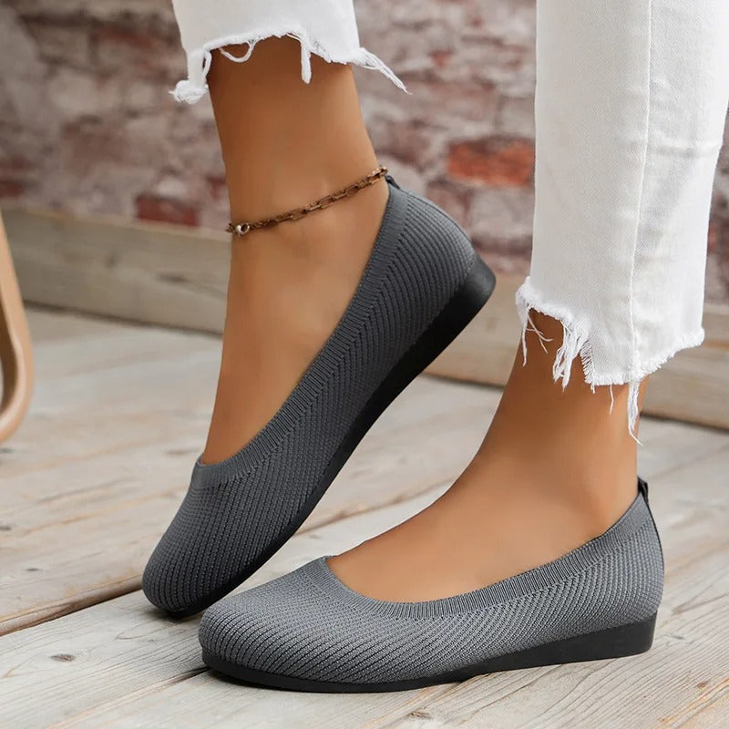 Ademende Antislip Dames Instappers met Stijlvolle Paris Look – ÉLAVINE