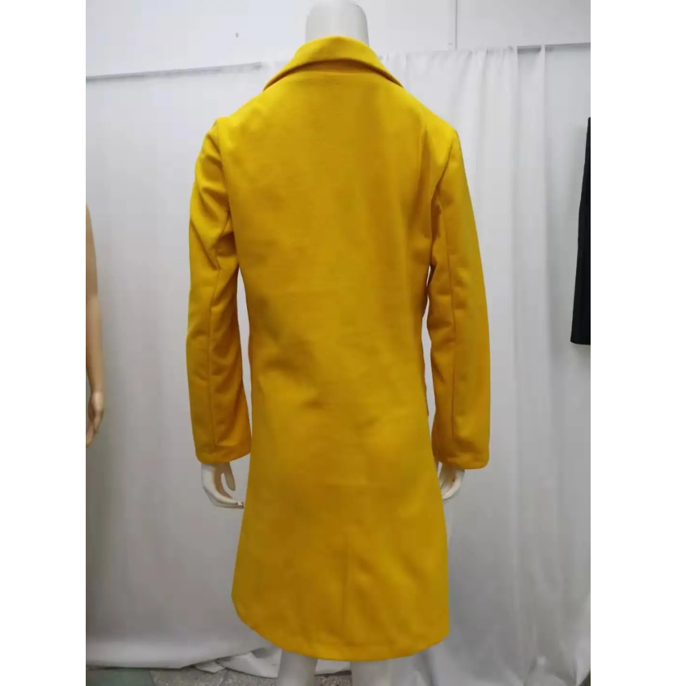 CARINA - Moderne trenchcoat voor dames met dubbele rij knopen en slanke pasvorm