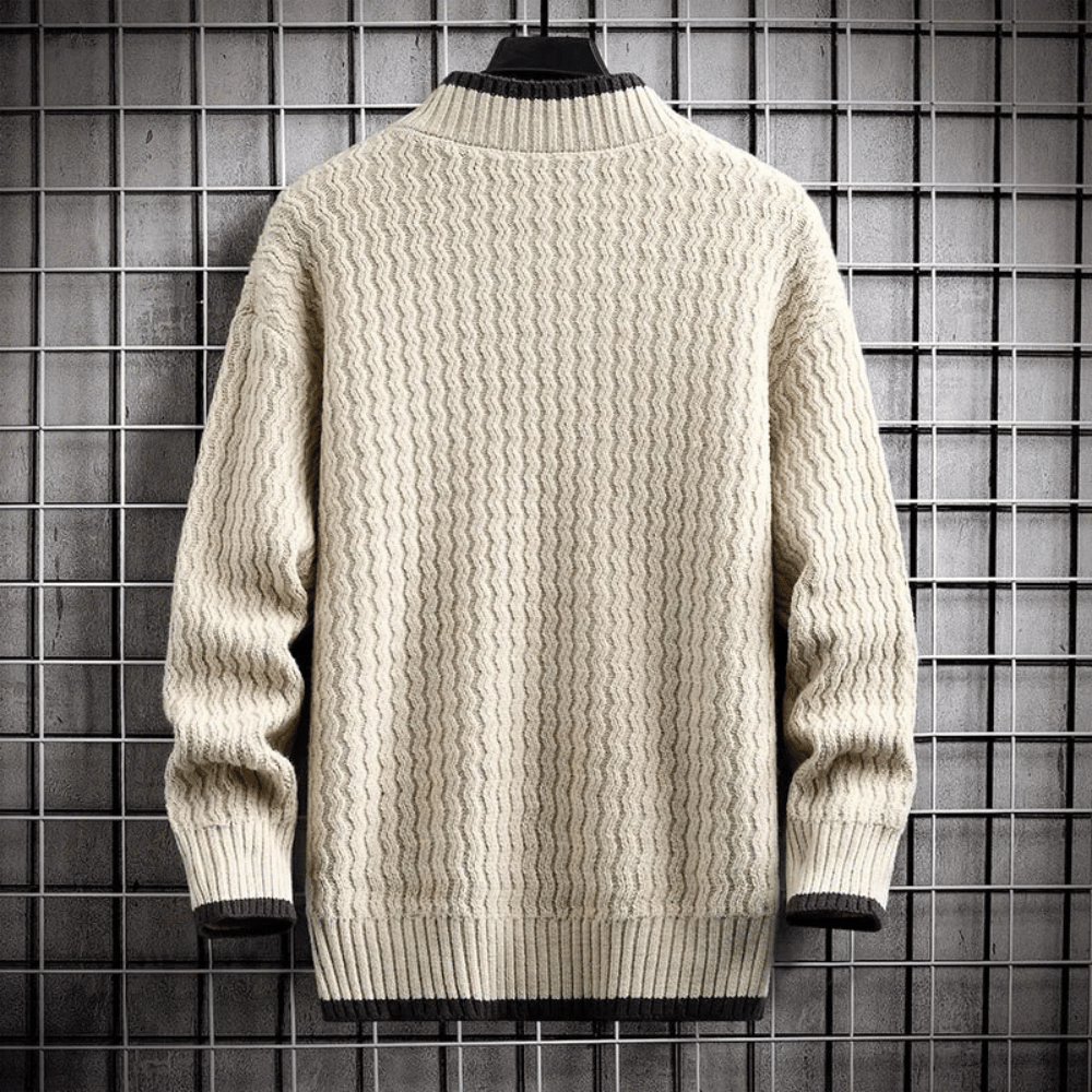 CHUNKY KNIT - Heren casual gebreide trui, warm en stijlvol voor elk seizoen