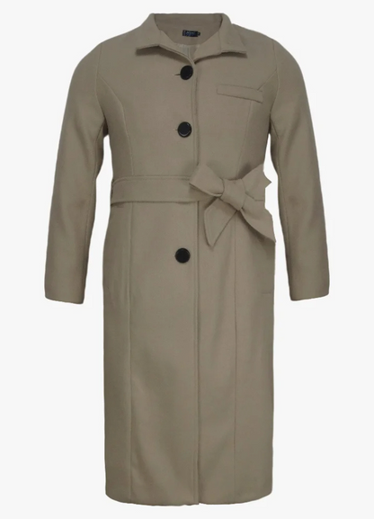 SOPHIA - Klassieke trenchcoat met hoge hals en getailleerde pasvorm voor dames