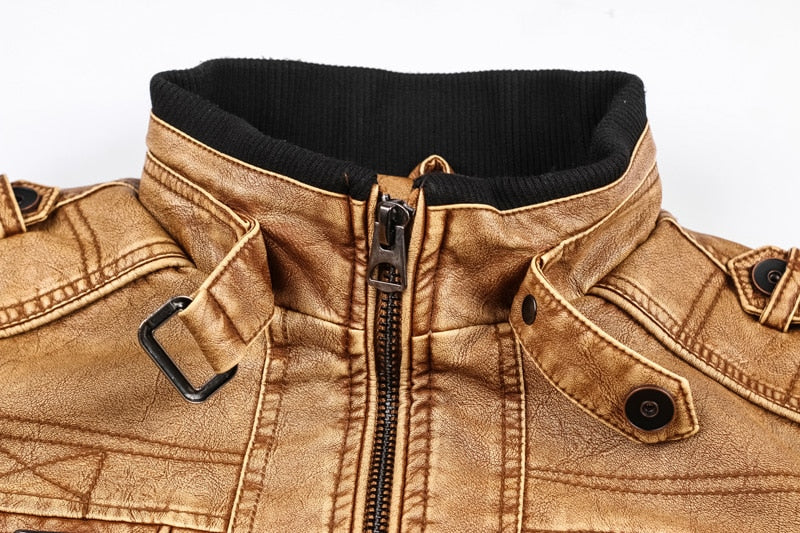 LUCIO - Vintage herenjack met een stoere uitstraling