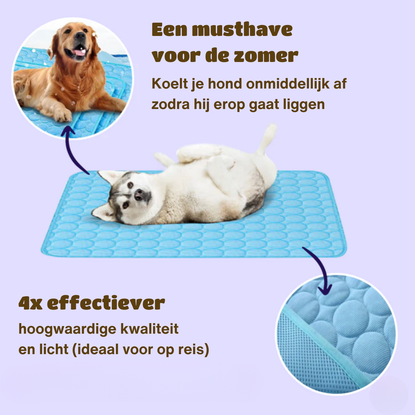 ChillMat – Verkoelende Hondenmat voor Optimaal Comfort