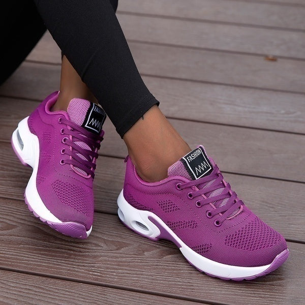 Ademende dames sneakers met lichtgewicht zool – VYNORA AIR - Glamorix