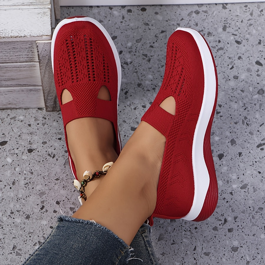 Ademende Lichtgewicht Sneakers met Orthopedische Ondersteuning voor Dames – AIRCOMFORT STEP - Glamorix