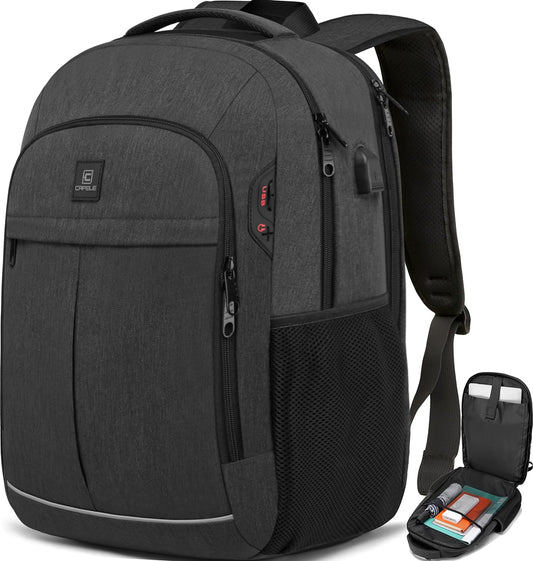 Extra ruime waterdichte laptoprugzak met USB en TSA-slot – NexonAir Transit - Glamorix