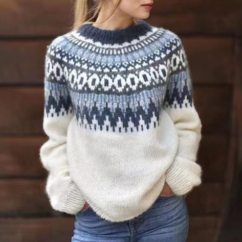 ELISE - Klassieke gebreide pullover trui voor dames