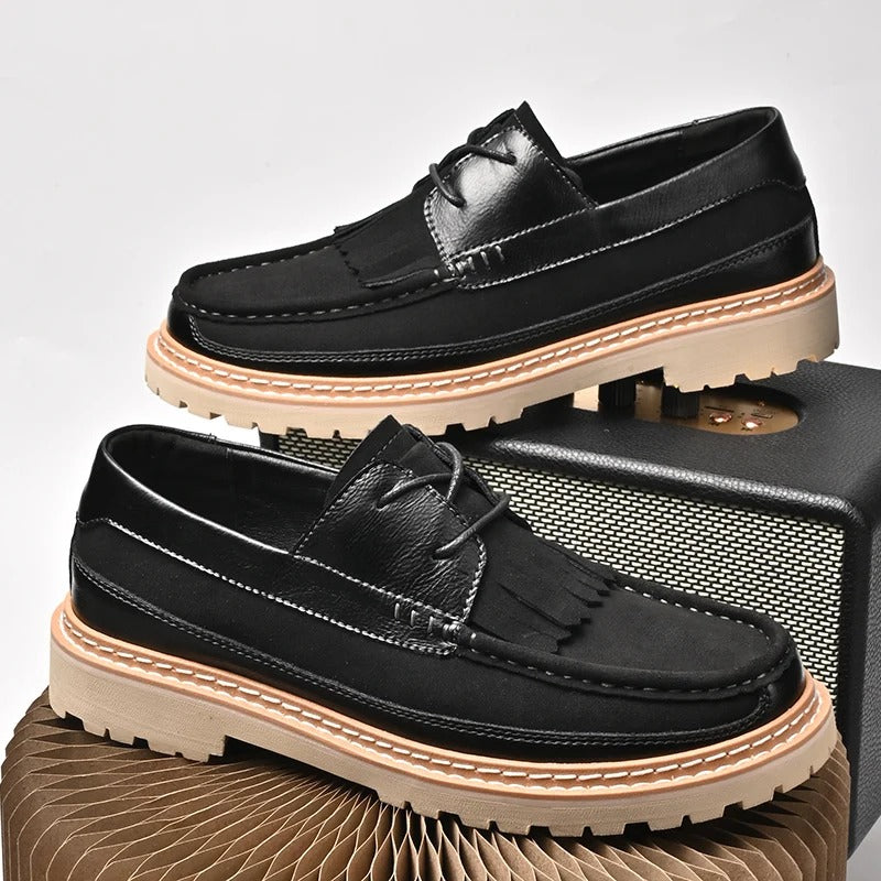 MARCUS - Suède loafers voor heren