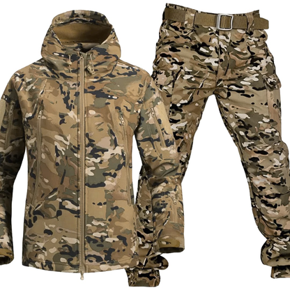 TITAN – Tactische camouflage jas en broek set met meerdere zakken