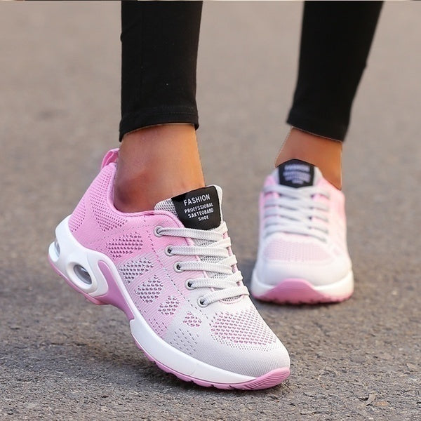 Ademende dames sneakers met lichtgewicht zool – VYNORA AIR - Glamorix