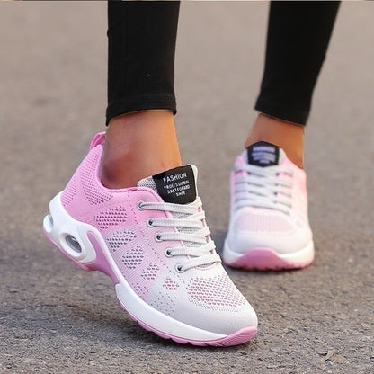 Ademende dames sneakers met lichtgewicht zool – VYNORA AIR - Glamorix