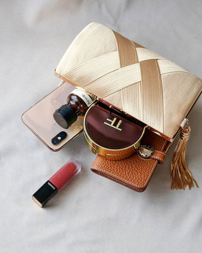 Moderne handtas met kwastje voor dames – Selora CharmTassel - Glamorix