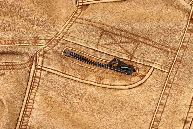 LUCIO - Vintage herenjack met een stoere uitstraling