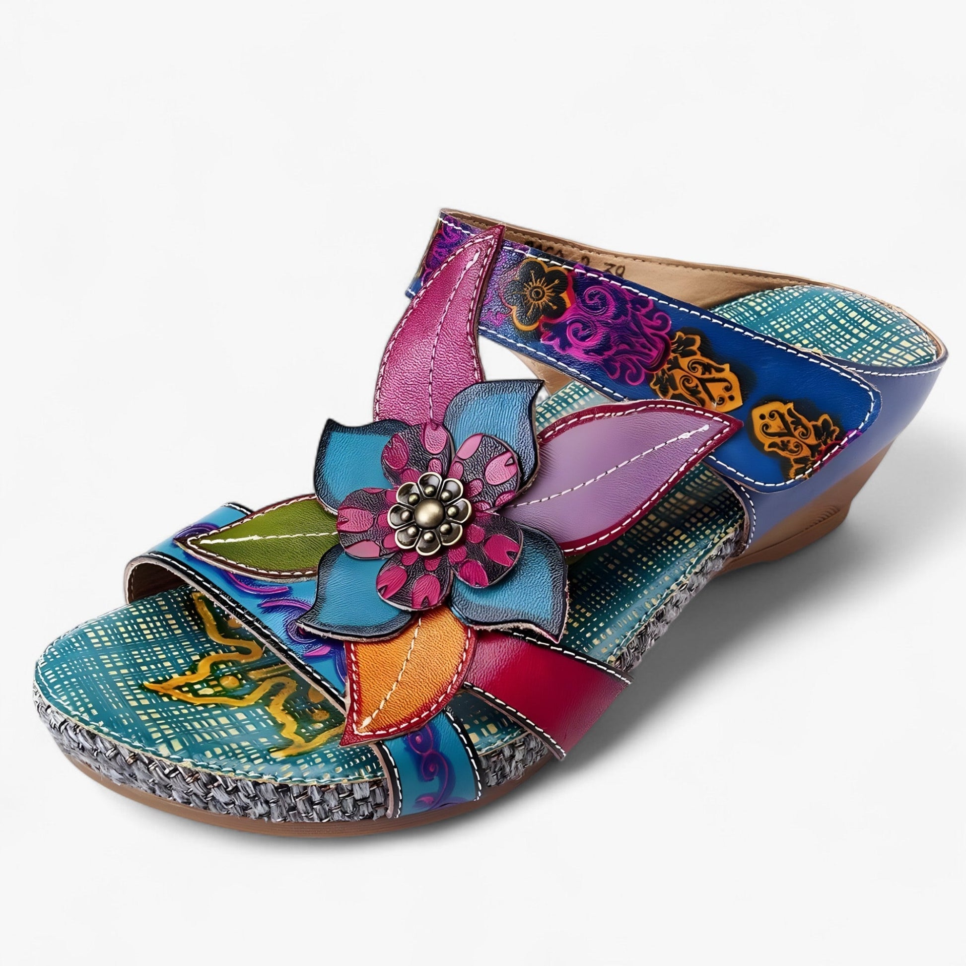 Bohemien sandalen met handgemaakte details – SolaraBloom - Glamorix