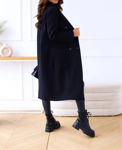 ELIZA - Oversized trenchcoat met dubbele knoopsluiting voor dames