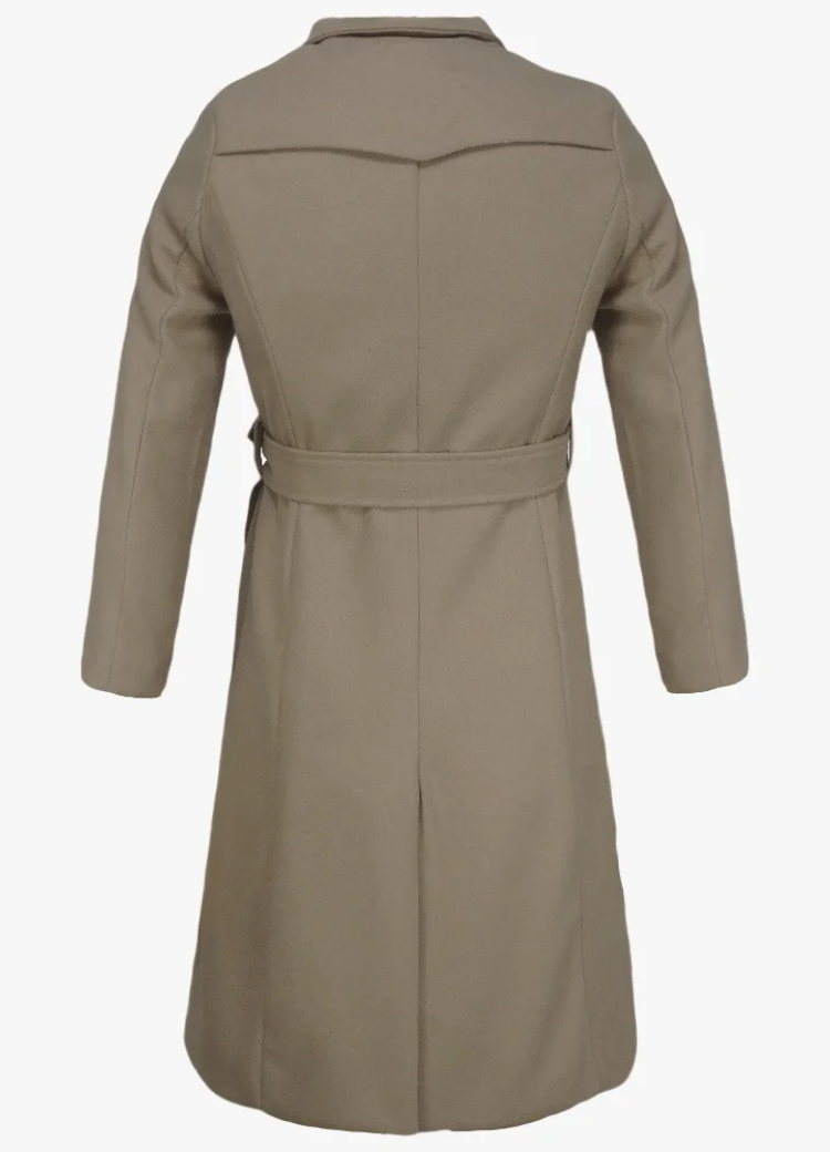 SOPHIA - Klassieke trenchcoat met hoge hals en getailleerde pasvorm voor dames