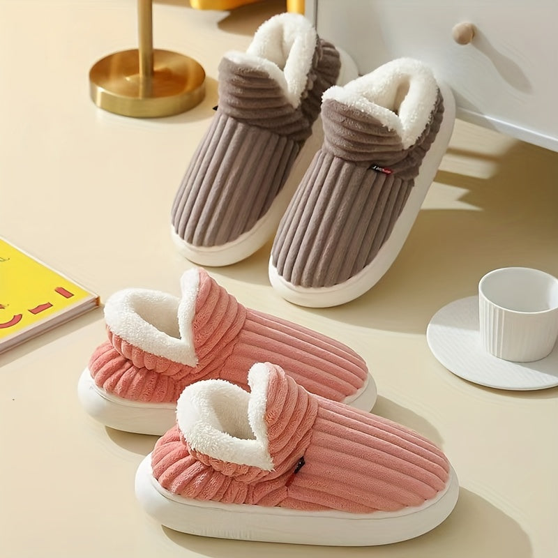 KIANNE – Zapatillas de invierno cálidas y acogedoras de felpa para mujer - Glamorix