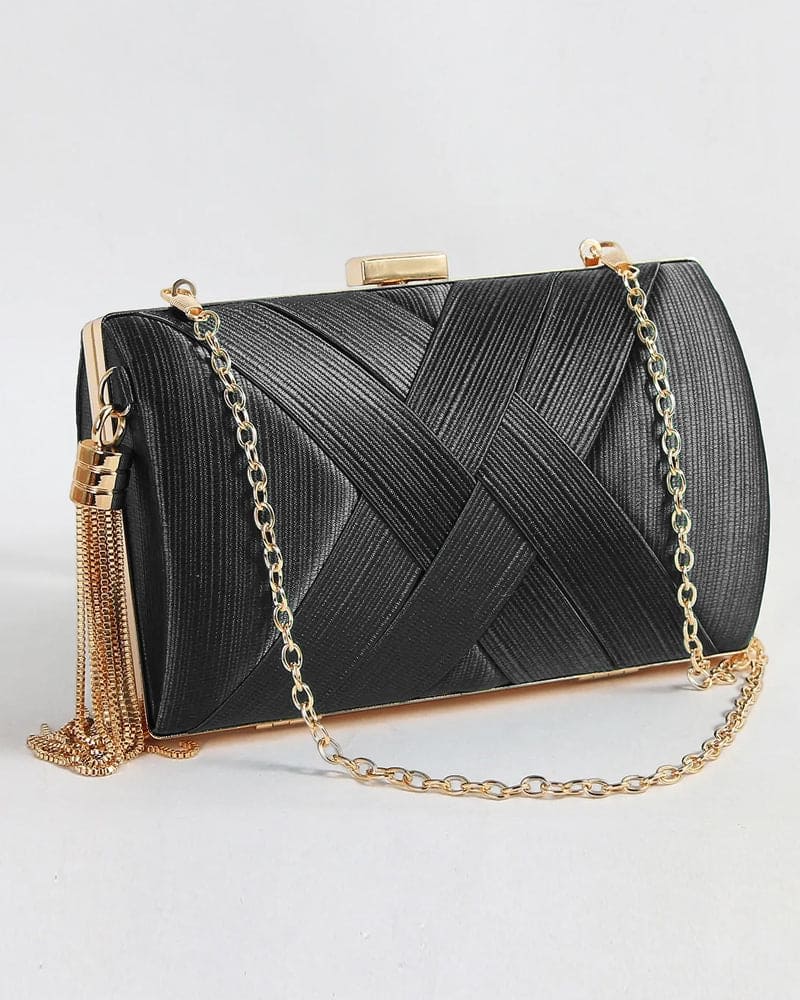 Moderne handtas met kwastje voor dames – Selora CharmTassel - Glamorix