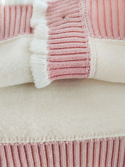 LILA - Schattig vest met aardbeiendessin voor meisjes