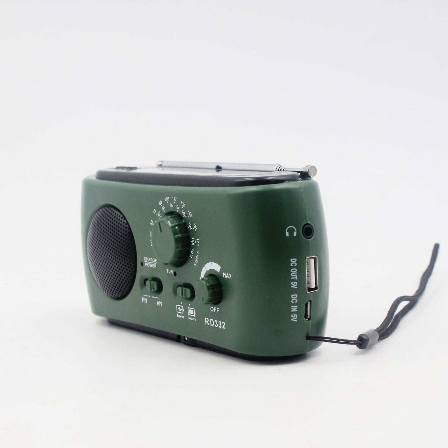 Draagbare noodradio met LED-zaklamp, USB-oplader & NOAA-ontvangst – SAFENEX StormGuard - Glamorix