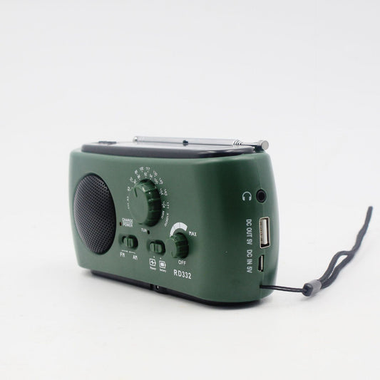 Draagbare noodradio met LED-zaklamp, USB-oplader & NOAA-ontvangst – SAFENEX StormGuard - Glamorix