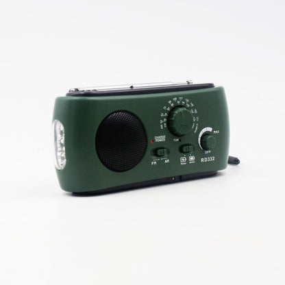 Draagbare noodradio met LED-zaklamp, USB-oplader & NOAA-ontvangst – SAFENEX StormGuard - Glamorix