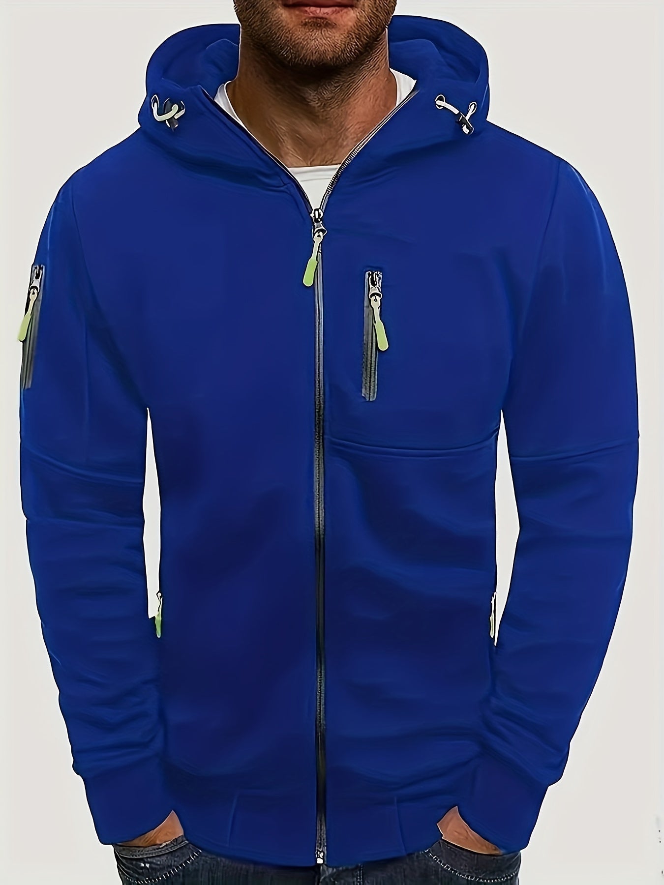 JASPER – Zip-up hoodie met verstelbare capuchon en ritszakken voor comfort en stijl