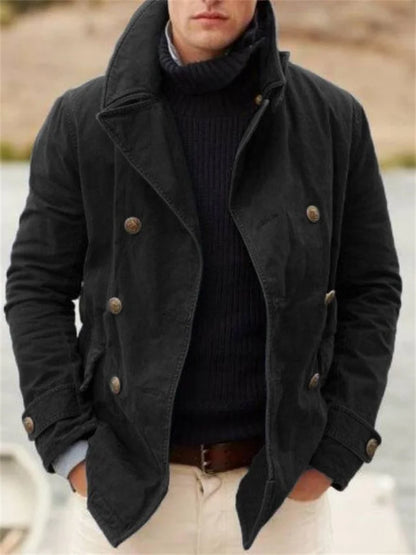 JAMES – Casual winterjas met revers voor heren