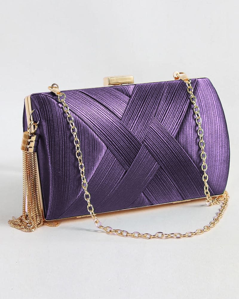 Moderne handtas met kwastje voor dames – Selora CharmTassel - Glamorix