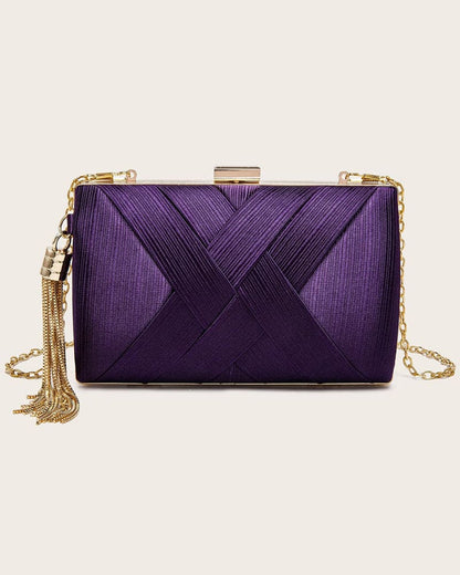 Moderne handtas met kwastje voor dames – Selora CharmTassel - Glamorix