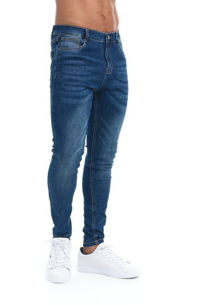 FELIX - Klassieke skinny jeans met vervaagde wassing