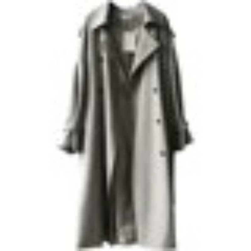 ISABELLA - Oversized trenchcoat met dubbele knoopsluiting en lange relaxte pasvorm voor dames