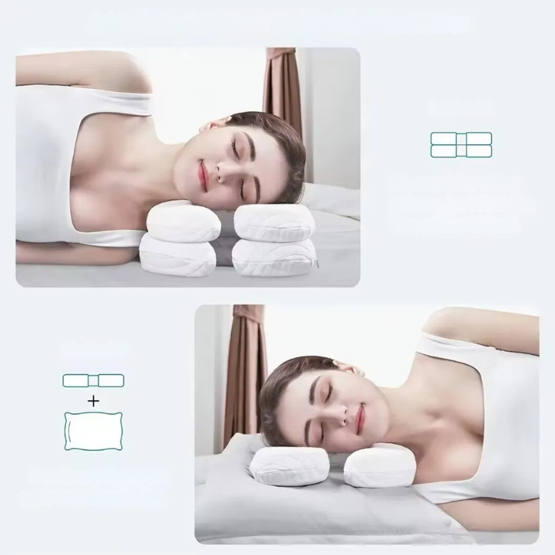 Ergonomisch kussen voor zijslapers en gezichtsverzorging – FACEALIGN COMFORT - Glamorix