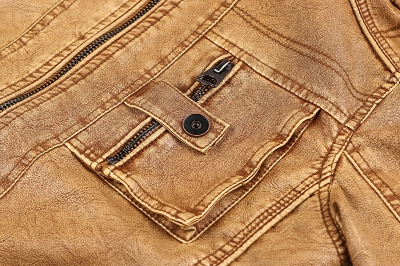 LUCIO - Vintage herenjack met een stoere uitstraling