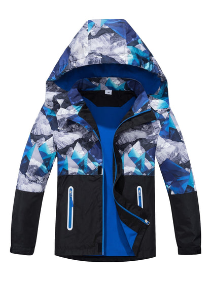 JAYDEN - Waterdichte kinderjas met afneembare capuchon