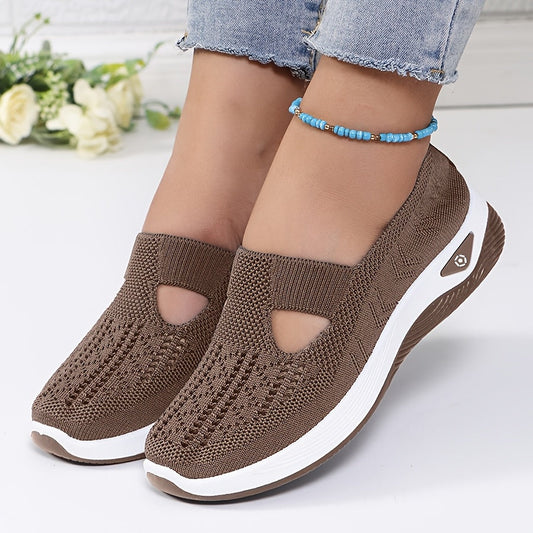 Ademende Lichtgewicht Sneakers met Orthopedische Ondersteuning voor Dames – AIRCOMFORT STEP - Glamorix