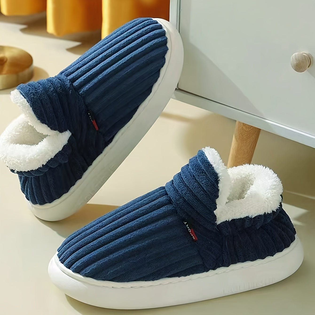 KIANNE – Zapatillas de invierno cálidas y acogedoras de felpa para mujer - Glamorix