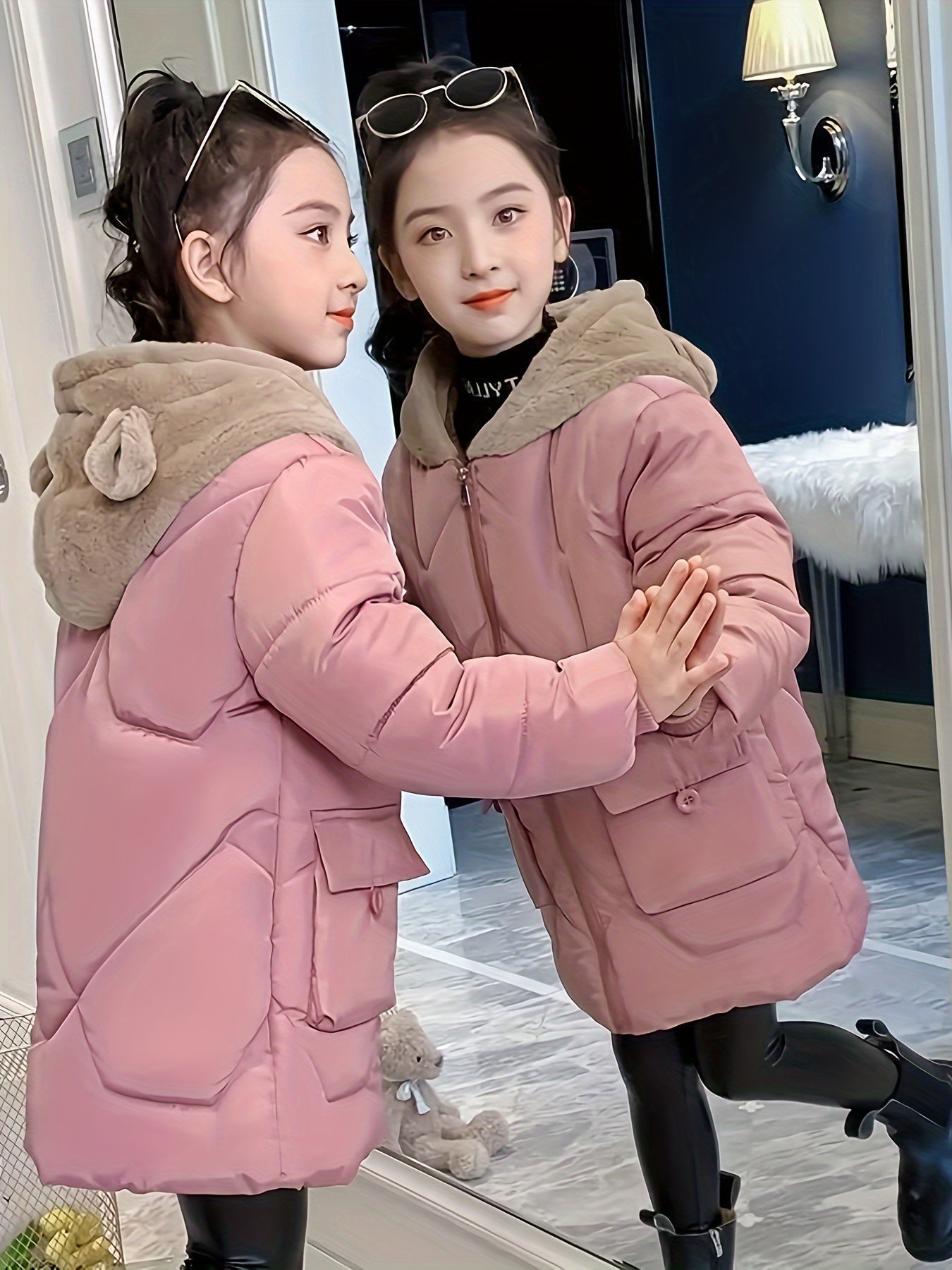 LIV - Schattige winter parka met capuchon voor meisjes