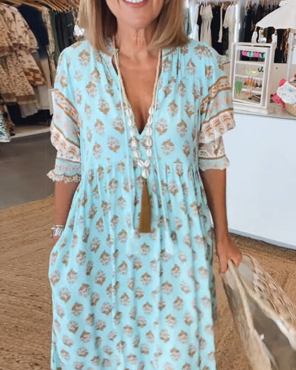 ZenyaFlair – Bohemian laagjesjurk met luchtige charme en vrije spirit