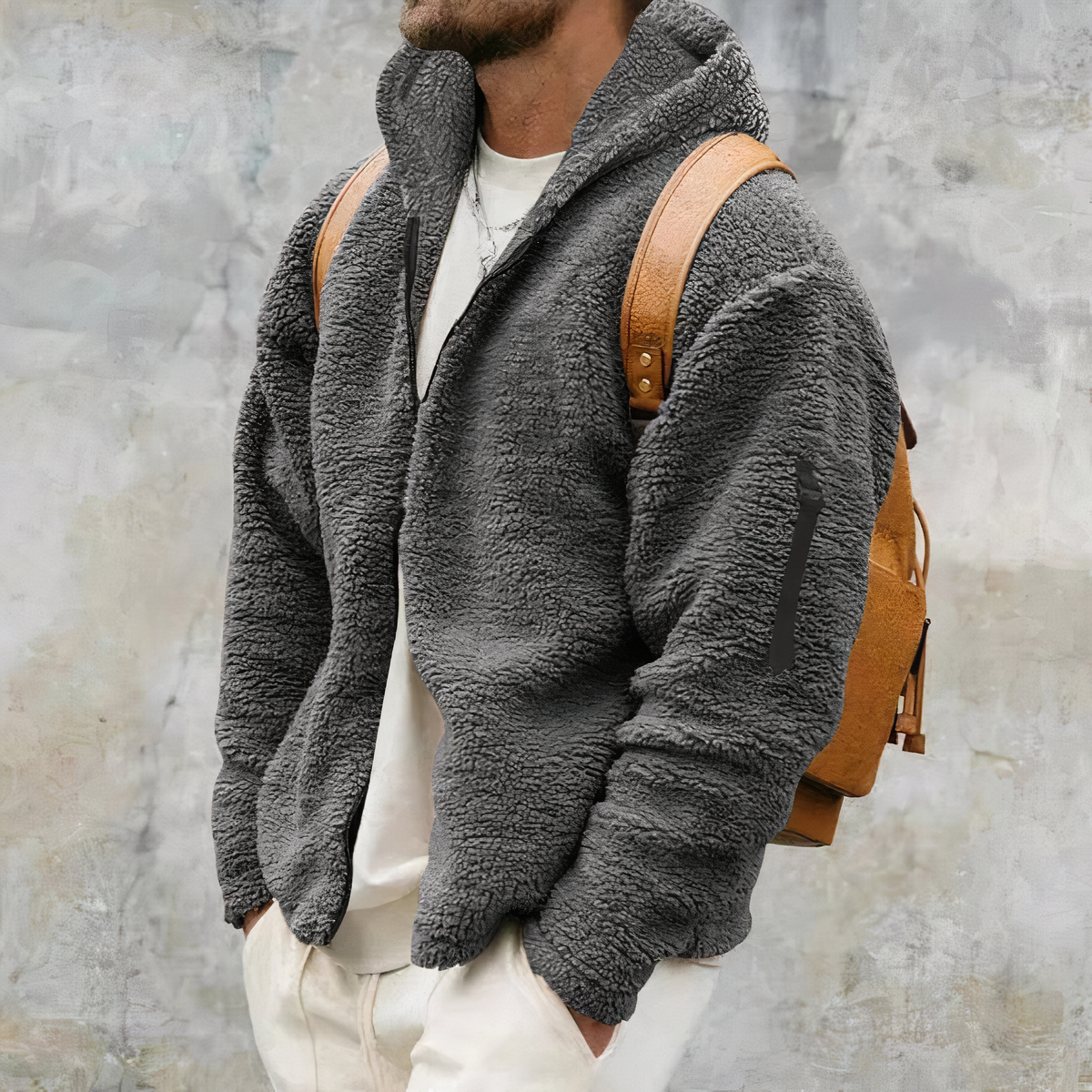 RYDER - Sherpa jas voor heren