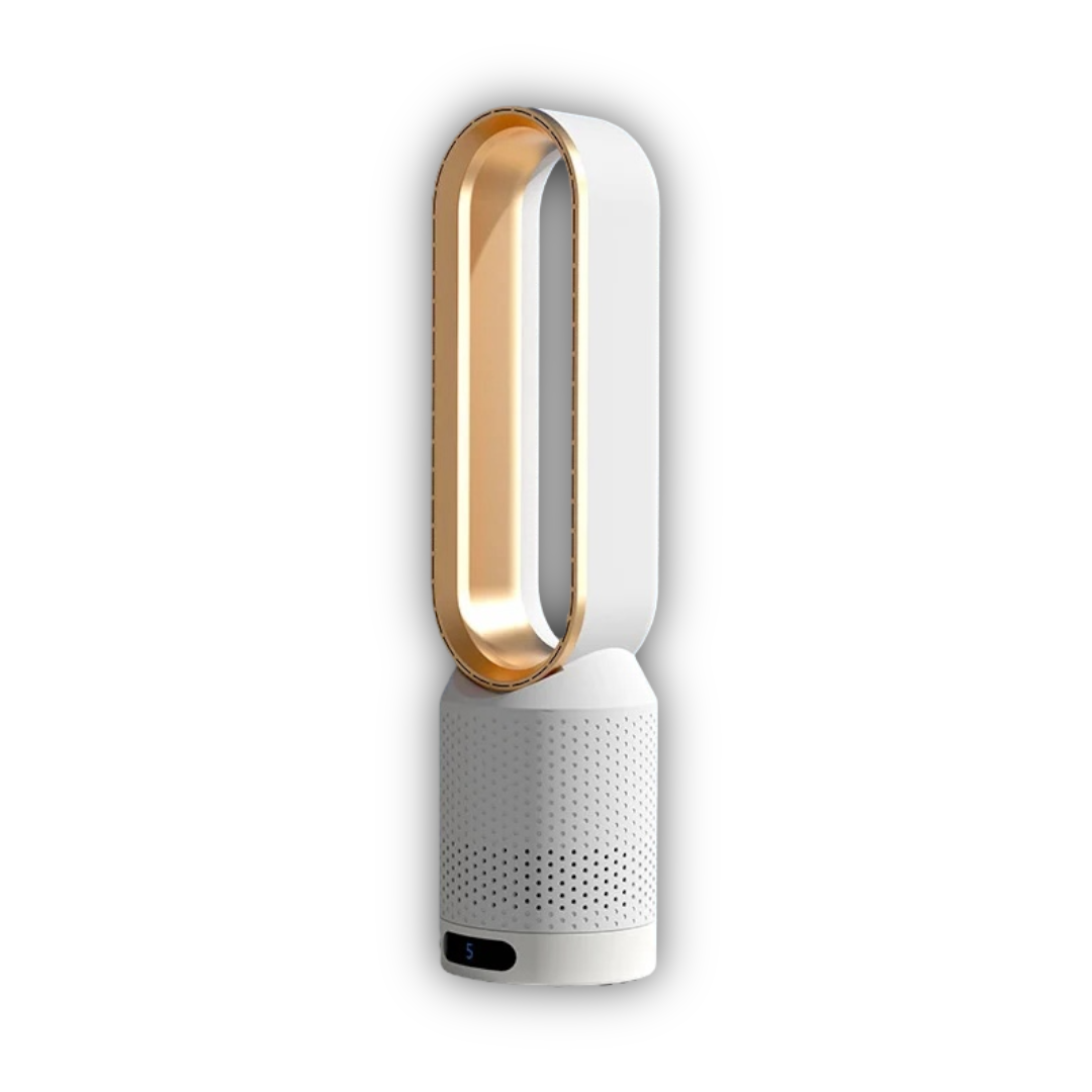 3-in-1 luchtkoeler met luchtreiniger, oscillatie en LED-touch bediening – BREEZA PURE - Glamorix
