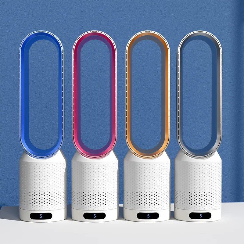 3-in-1 luchtkoeler met luchtreiniger, oscillatie en LED-touch bediening – BREEZA PURE - Glamorix