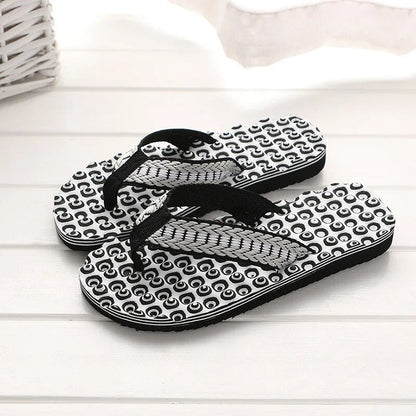 Heren teenslippers met gewatteerde geweven band – NERO WEAVE - Glamorix