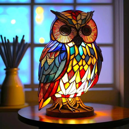 Gebrandschilderd glasraam met dierenmotief – NATURIA LIGHT - Glamorix