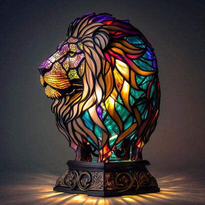Gebrandschilderd glasraam met dierenmotief – NATURIA LIGHT - Glamorix
