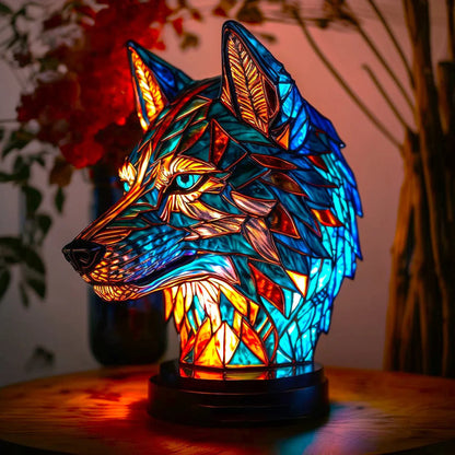Gebrandschilderd glasraam met dierenmotief – NATURIA LIGHT - Glamorix
