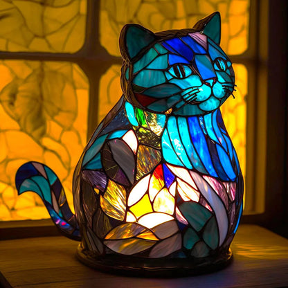Gebrandschilderd glasraam met dierenmotief – NATURIA LIGHT - Glamorix
